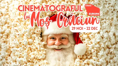 Cinematograful lui Moș Crăciun. Magia sărbătorilor pe MARELE ECRAN