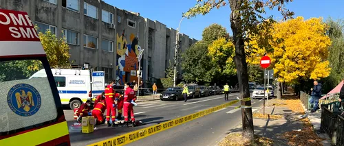 Accident grav în București. O persoană a murit și alta e grav rănită după ce au fost lovite pe trecerea de pietoni