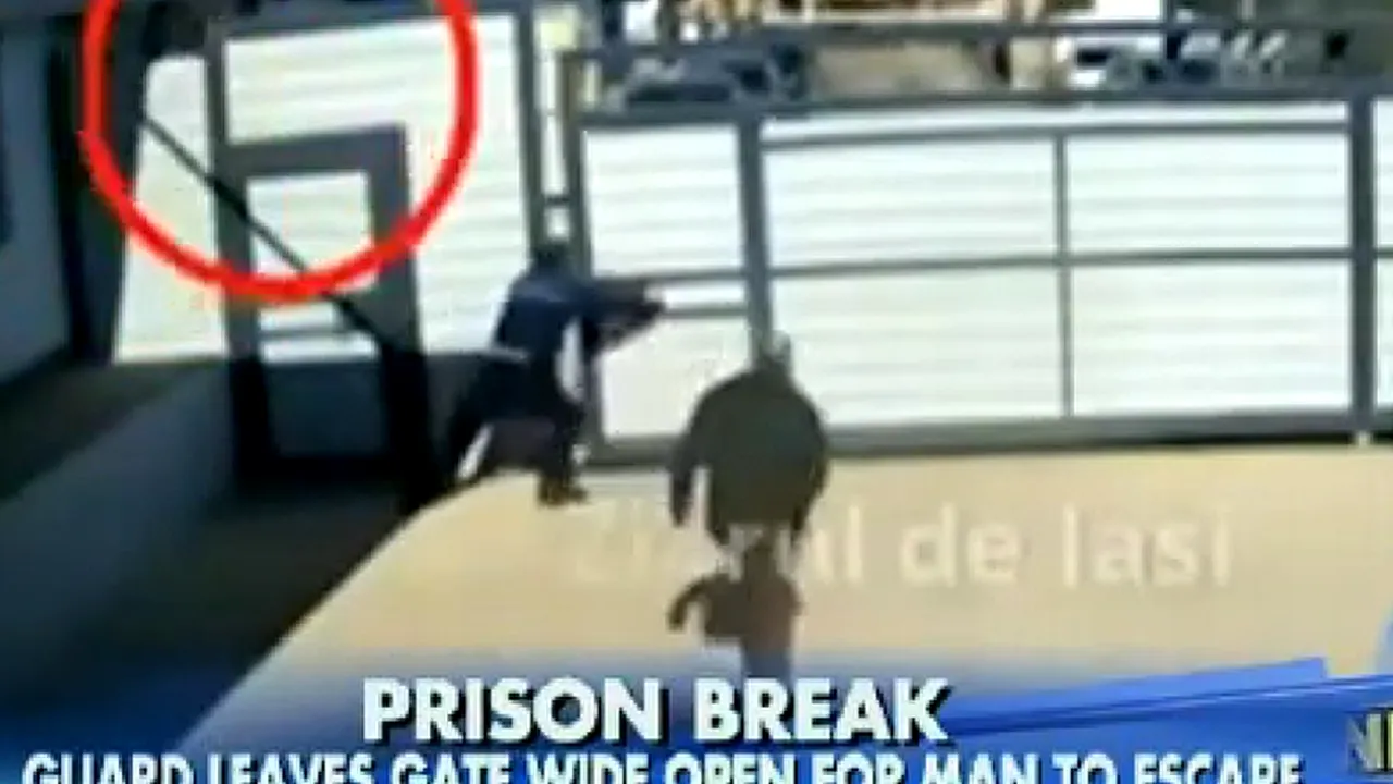 Evadare amuzantă a unor deținuți la Iași. Presa internațională se miră: „E la fel de simplu ca mersul pe jos