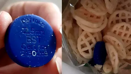 O familie a găsit un disc albastru într-o pungă cu chipsuri. Ce era acest obiect, de fapt