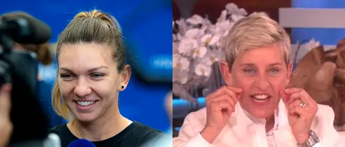 Simona <i class='ep-highlight'>Halep</i> a apărut la celebrul show al lui Ellen DeGeneres. Replici savuroase și hohote de râs cât cuprinde - VIDEO