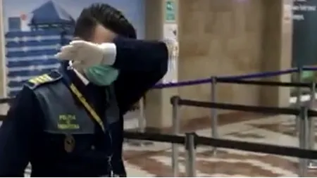 COVID 19. Măsuri drastice pentru dezinfectarea polițiștilor de frontieră. Scene dramatice pe aeroport!