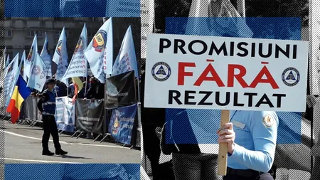 VIDEO | Mii de polițiști și pensionari militari au protestat în București. ”Dacă nu se iau măsuri, blocăm activitatea din poliție și penitenciare”