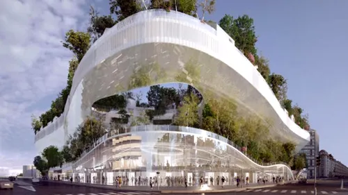Parisul va avea un mini-oraș cu verdeață pe acoperișul unei clădiri