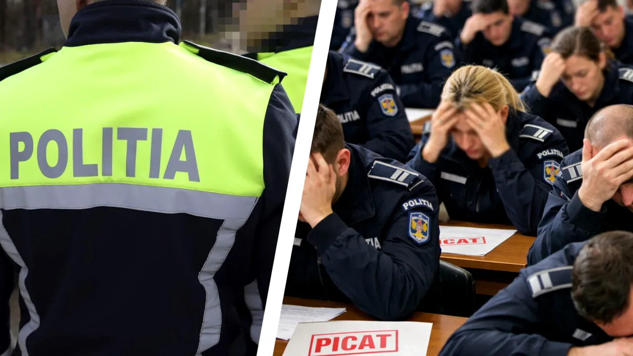 Peste 1.000 de polițiști care au dorit să ajungă șefi au picat la examen. Cei mai mulți nu au luat nota minimă