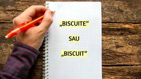 Care este forma corectă: „biscuite” sau „biscuit”?