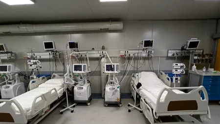 Situația locurilor libere la ATI: Capacitatea spitalelor, depășită cu 134 de cazuri. Unde sunt disponibile paturi ATI pentru bolnavii COVID