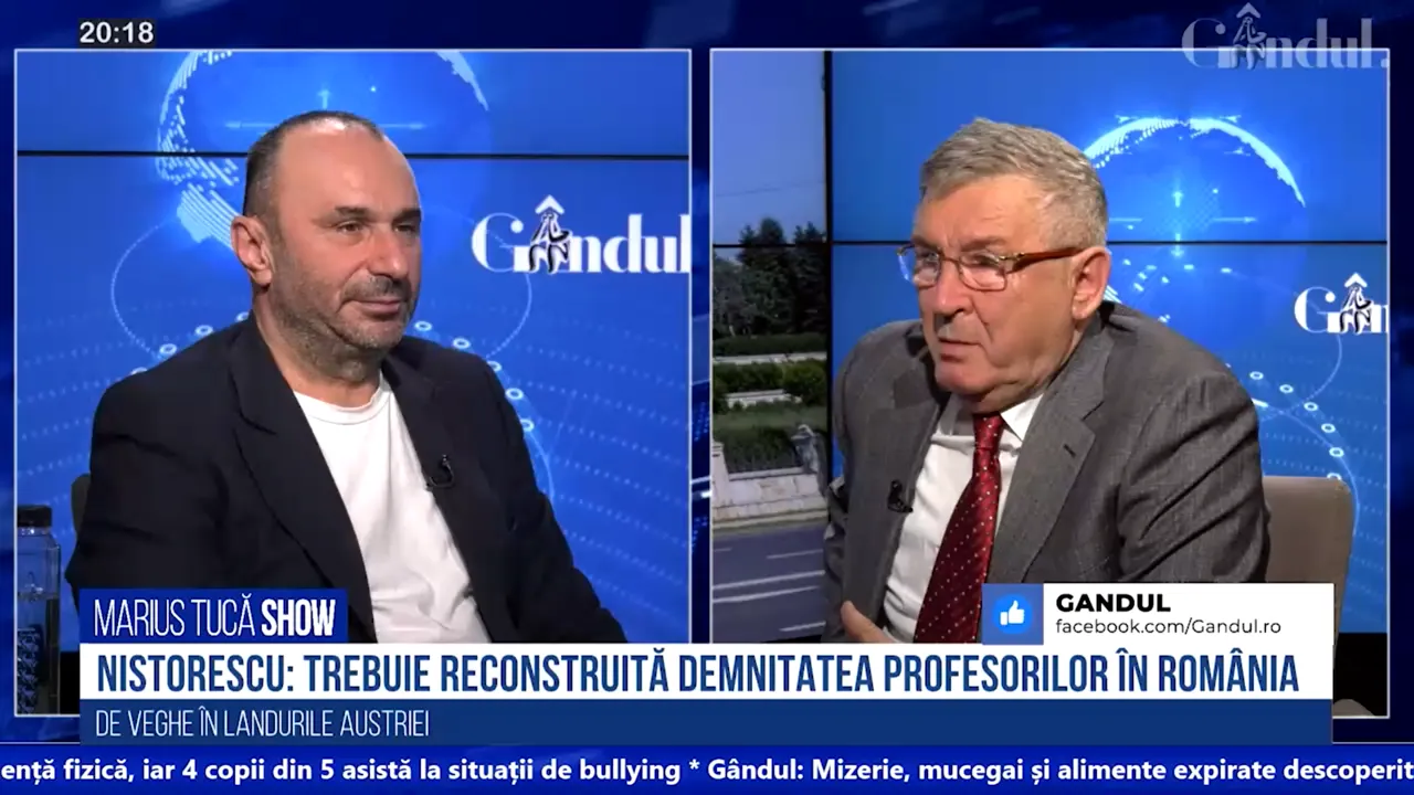 VIDEO | Cornel Nistorescu, jurnalist: „Profesorii sunt cei mai ignorați oameni în societate. Trebuie reconstruită demnitatea lor”