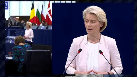 Ursula von der Leyen a primit un nou mandat de președinte, cu 401 voturi PENTRU / „Destinul Europei depinde de ceea ce vom face în continuare”