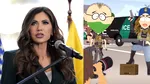 Kristi Noem, furioasă pe parodia „South Park”. Secretara americană pentru Securitate Internă, ilustrată cum i se scurge botoxul și împușcă câini