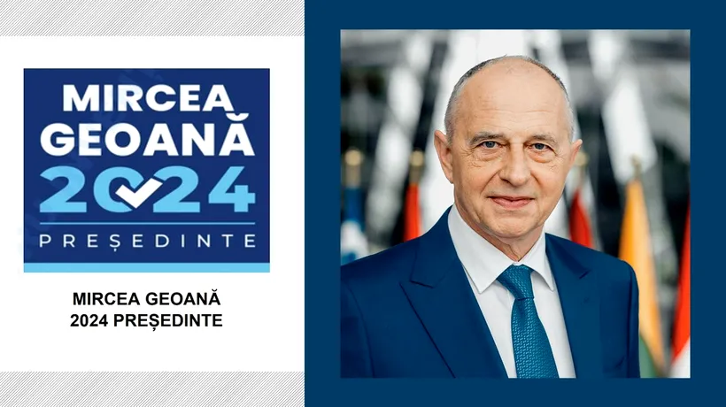 Mircea GEOANĂ pornește ca favorit în cursa pentru prezidențiale/ A cerut oficial OSIM să-i înregistreze sigla de campanie