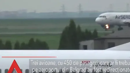 Avioane cu 450 PASAGERI la bord, redirecționate la Timișoara, după ce aeroportul din Serbia a fost ÎNCHIS