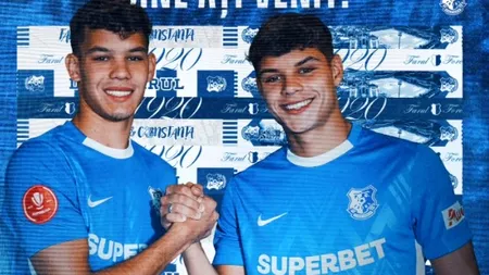 Rivaldo și-a ADUS alți doi copii la Farul Constanța! Rivaldinho va fi în aceeași echipă cu Joao Vitor și cu Isaque Vitor