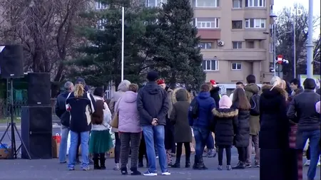 Protestatarii împotriva legii certificatului verde au mers în fața Guvernului