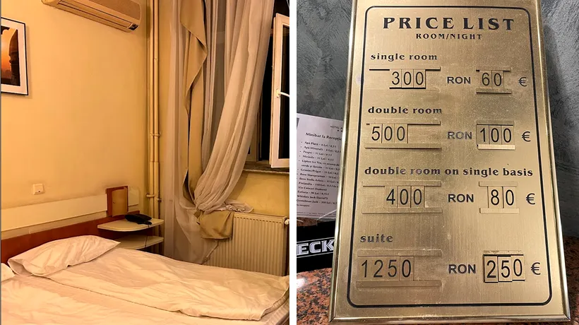 Concediu de COȘMAR pentru un bucureștean, într-un hotel de 3 stele din Iași. Cum arăta camera de 300 lei/noapte