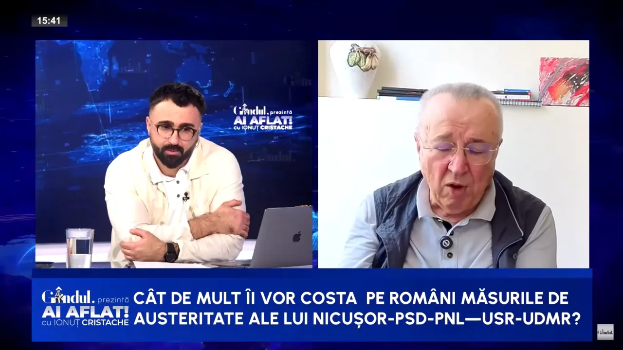 Ion Cristoiu: „Noi suntem grav BOLNAVI. Deficitul e problema”