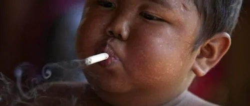 Cum arată acum copilul care fuma la 2 ani 40 de țigări pe zi. FOTO
