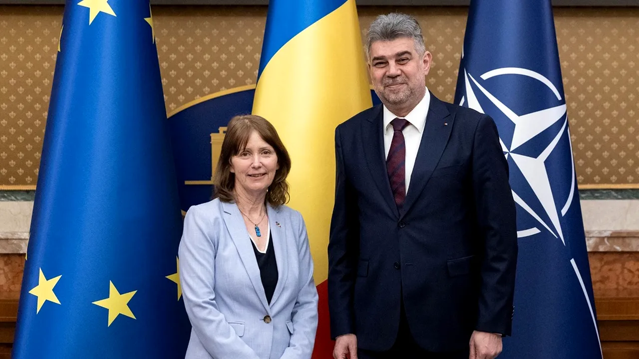 Marcel Ciolacu s-a întâlnit cu ambasadorul SUA la București / „Întărirea parteneriatului este cheia pentru securitatea națiunii noastre”