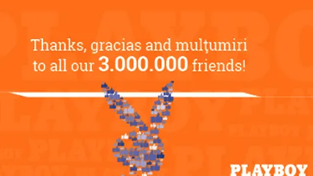 Playboy România depășește pragul de 3.000.000 de fani pe Facebook
