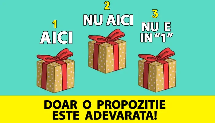 Test IQ pentru genii | În care dintre cele 3 cutii este inelul, de fapt?!