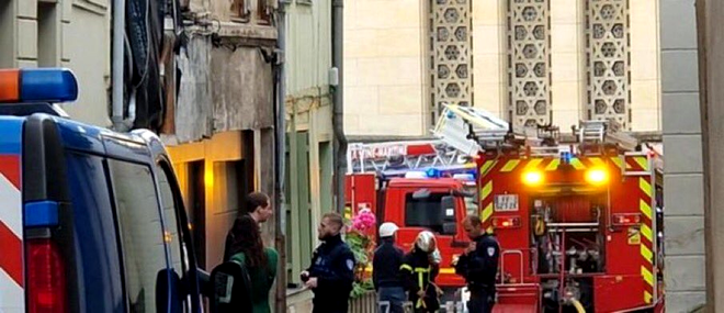 Un bărbat înarmat cu un cuţit şi o bară fier, care voia să incendieze o sinagogă la Rouen, ucis de poliţie / Sursa foto: X