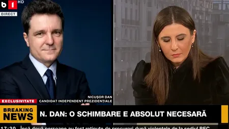 Nicușor Dan: „Eu îndemn oamenii să se uite în trecutul fiecăruia dintre candidați”