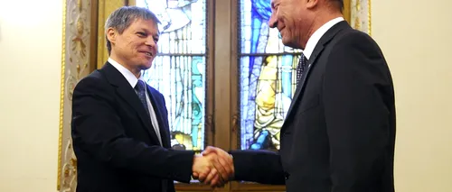 Băsescu, după întâlnirea cu Cioloș: Mișcarea Populară va vota guvernul, dar rămâne partid de opoziție