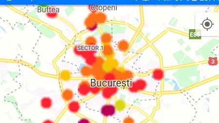Un bucureștean susține că alarma senzorului de gaze din bucătărie a pornit când a deschis fereastra, din cauza poluării masive din oraș! La această oră, aerul este irespirabil!