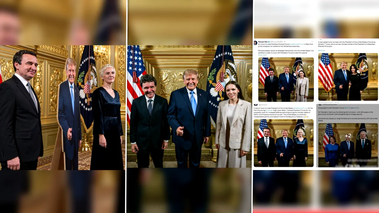 Administrația Prezidențială intervine în scandalul pozei Nicușor Dan-Donald Trump și denunță un fake news. În mediul online s-a dezvoltat teoria că Nicușor Dan s-ar fi pozat cu o machetă