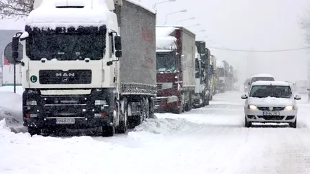 CNADNR: „Au fost închise 27 de drumuri naționale, se acționează pe A1, A2 și A3