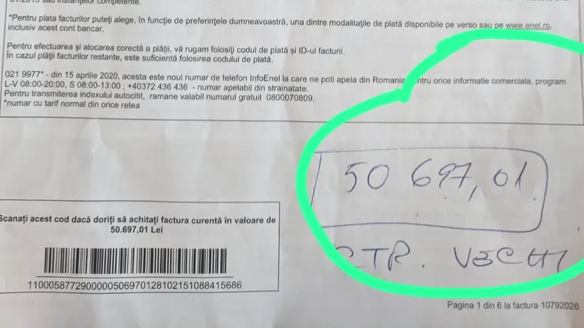 Factură de 10.000 de euro la energia electrică pentru o clientă din Timișoara. Avocat Adrian Cuculis: „N-am pomenit să văd așa ceva”