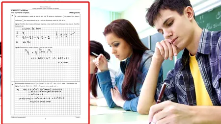 EVALUARE 2022 | Ce subiecte au picat la matematică + baremul de corectare la a doua probă de la Evaluarea Națională - de joi, 16 iunie