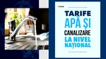TOP 3 tarife apă potabilă și canalizare în România, în luna mai 2026. Unde sunt cele mai mari/mici prețuri