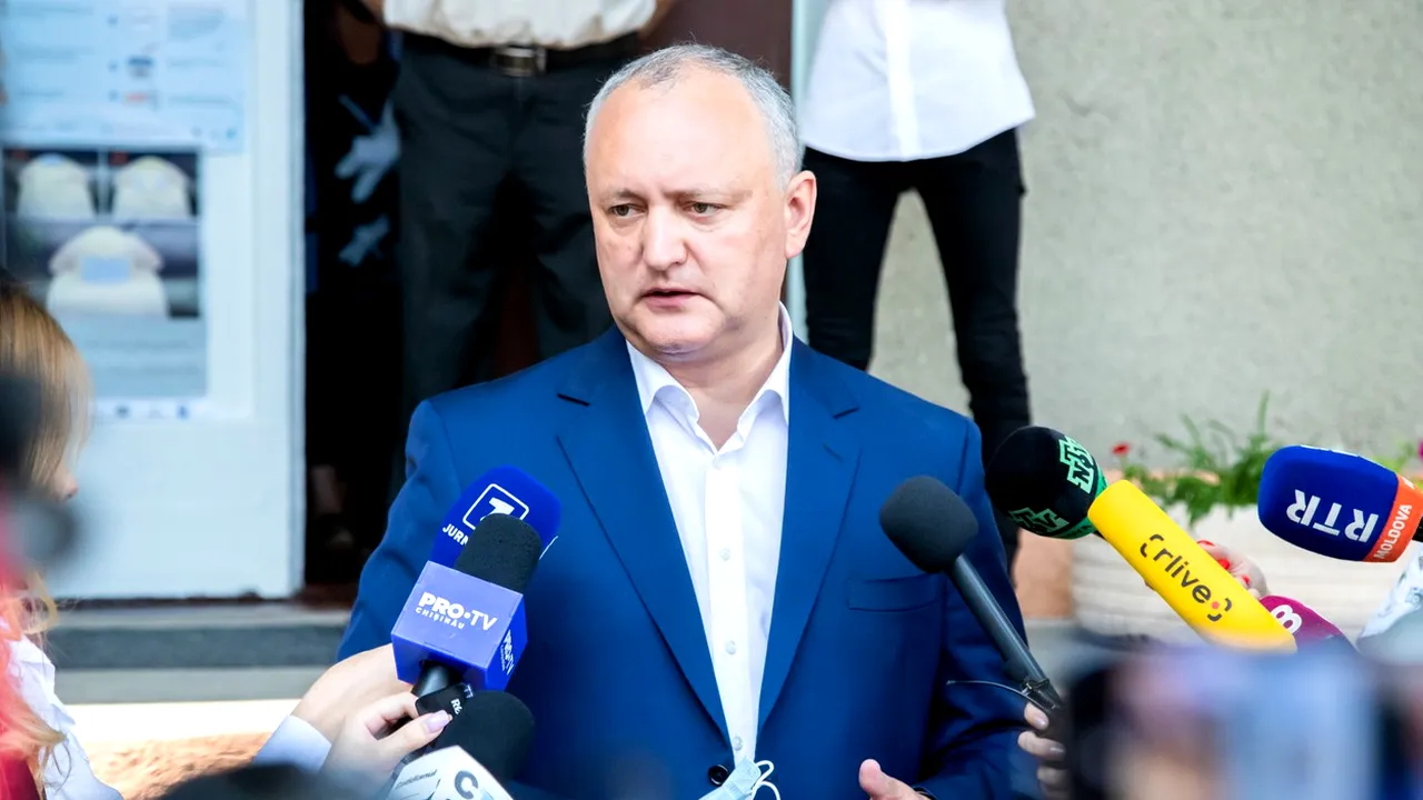 Fostul președinte al Republicii Moldova, Igor Dodon, pus oficial sub învinuire în dosarul 