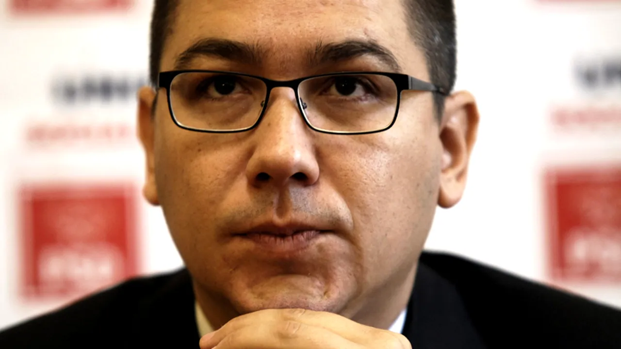 Ponta, răspunzând întrebării unui jurnalist: 