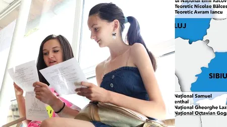 REZULTATE EVALUARE NAȚIONALĂ  2012. ADMITERE LA LICEU. Harta celor mai bune 20 de licee din România