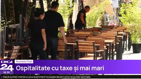 Patronatele din hoteluri și restaurante, speriate de zvonurile că TVA ar urma să crească la 21% pentru această industrie. Avertismentul acestora
