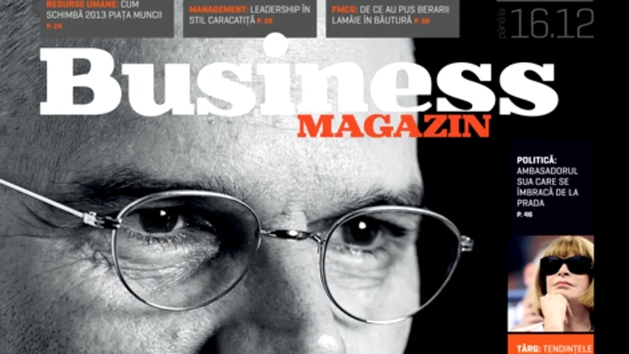 Sfaturile și previziunile șefului RBS România pentru viitori bancheri, în Business Magazin 