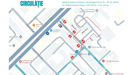 (P) Restrucţii de circulaţie impuse de administraţia publică în zona blocului afectat de explozie