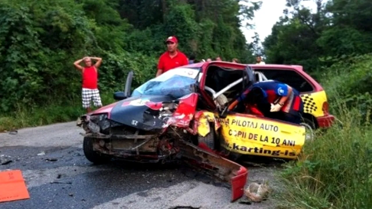 O femeie-pilot a murit într-un accident. Raliul Cupa VTM Hunedoara-Hășdat, suspendat 