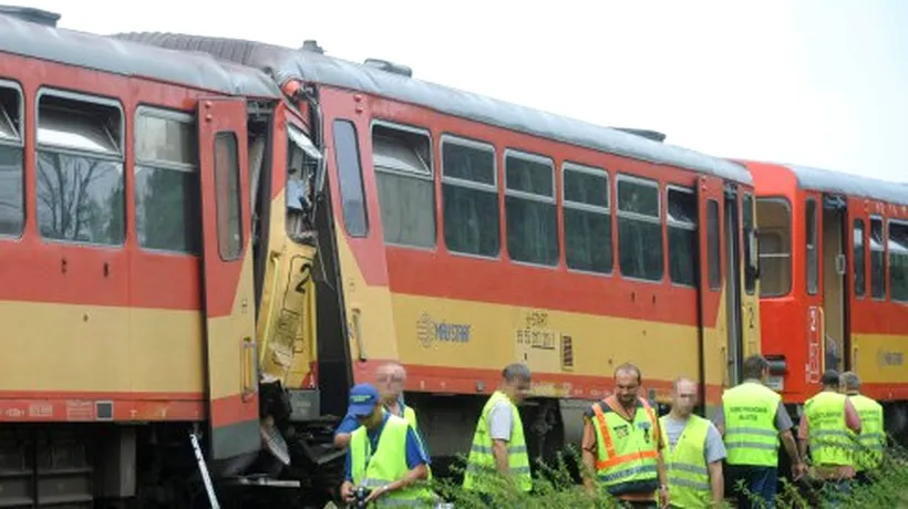 Zeci de răniți în Ungaria după o coliziune între două trenuri