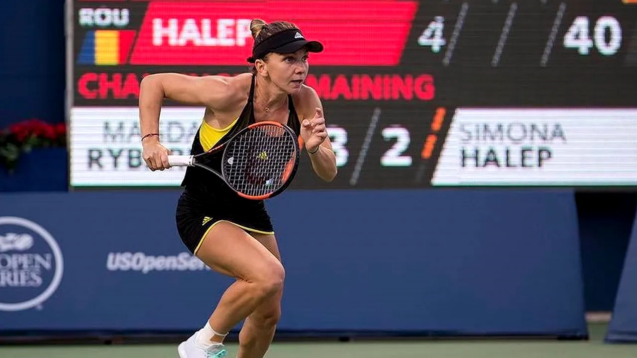 Simona Halep, o nouă revenire spectaculoasă: ce s-a întâmplat de la scorul de 4-2, în primul set, pentru adversara sa de la Cincinnati