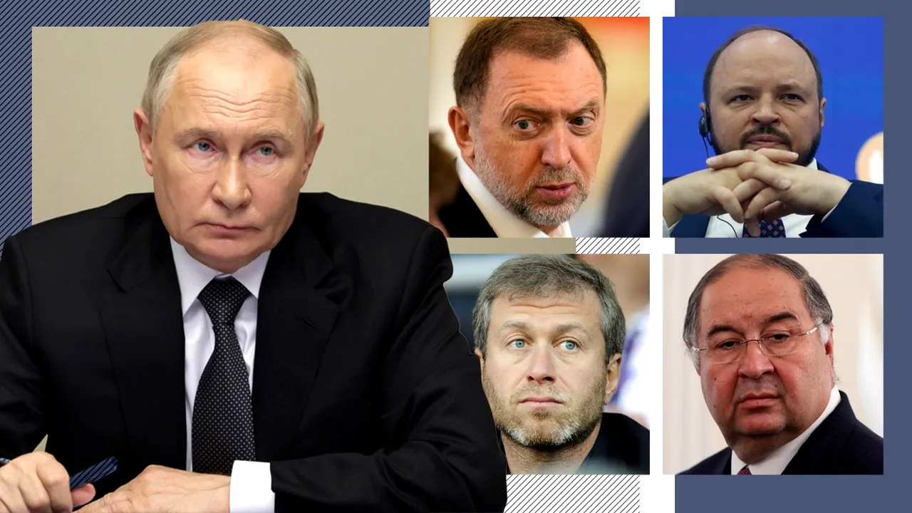 Oligarhii lui Putin fac comerț cu Europa, în ciuda SANCȚIUNILOR. Deripaska, Usmanov, Guryev și Abramovici au găsit „portița” și obțin profituri uriașe