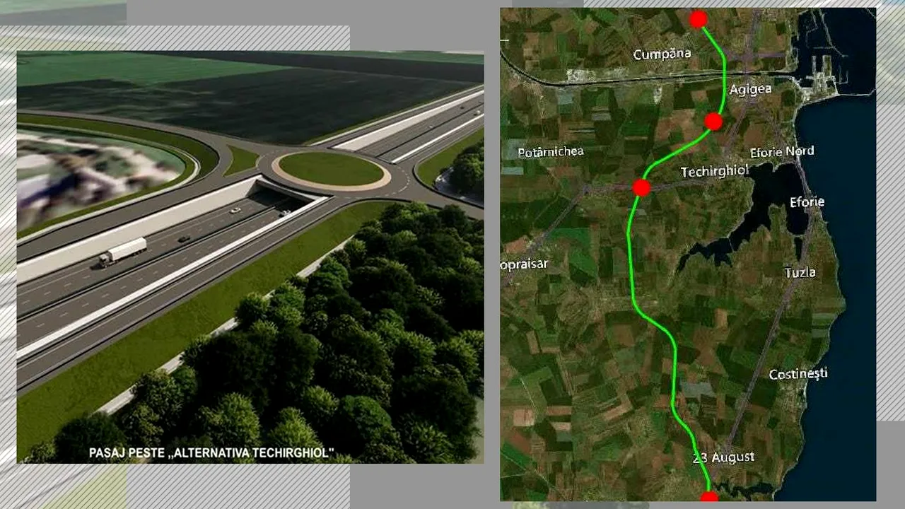 Autostrada Techirghiol-23 August, gata peste 4 ani