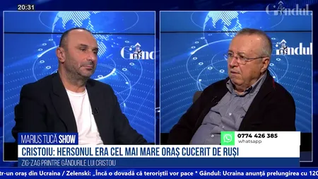 VIDEO | Ion Cristoiu: „Rușii continuă distrugerea infrastructurii energetice. Războiul va continua, că Zelenski nu cedează”