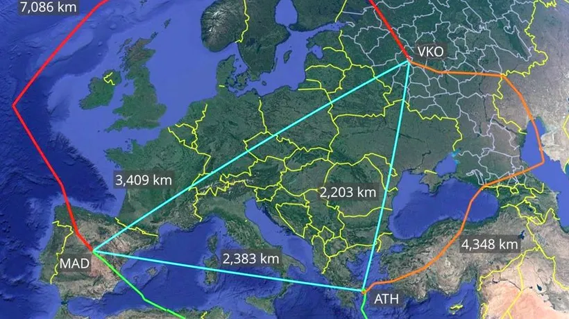 Un avion rusesc a făcut un ocol record de peste 15.000 de km, în urma interdicțiilor de zbor deasupra Europei