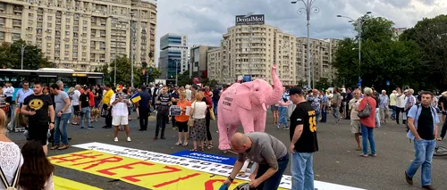 Participanții la protestul „10 august” din Piața Victoriei cer DREPTATE pentru victimele abuzurilor jandarmilor: „Vrem ca vinovaţii să plătească”