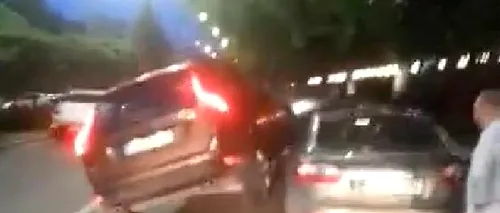 Un șofer cu SUV a provocat un adevărat haos în Capitală. Cum a reușit să treacă peste un alt autoturism