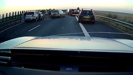 Accidente în lanț de Sfânta Maria, pe Autostrada Soarelui și pe A3. Trafic restricționat spre litoral și munte