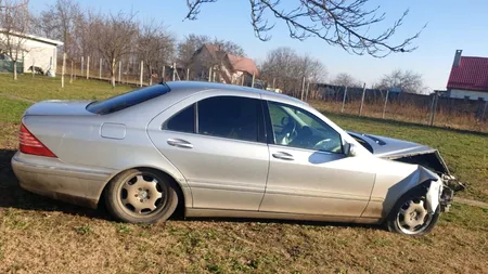 Prețul cerut de ANAF pentru „epava” unui Mercedes-Benz S350 din 2003